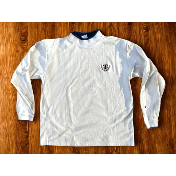 Tufts University Champion Crewneck Sweatshirt Made in USA Sz. L Vintage - Picture 7 of 7